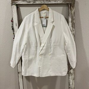 H&M White Blazer